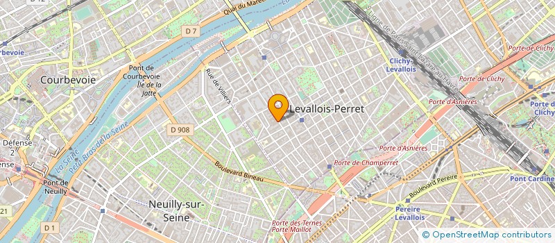 localisation de l'entreprise ASSOCIATION SPORTIVE DU COLLEGE DANTON LEVALLOIS à LEVALLOIS-PERRET