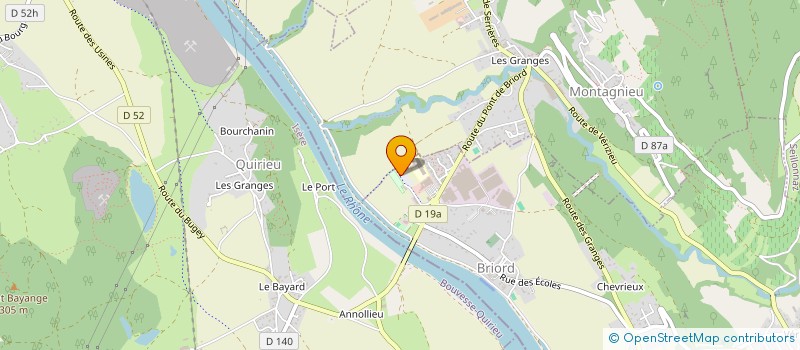 localisation de l'entreprise ASSOCIATION SPORTIVE DU COLLEGE DE BRIORD à BRIORD
