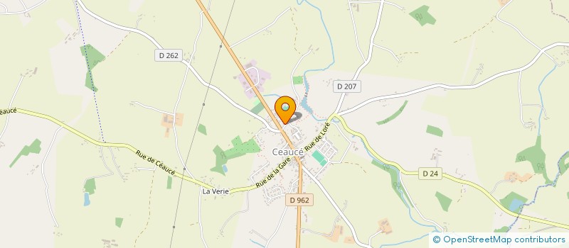localisation de l'entreprise ASSOCIATION SPORTIVE DU COLLEGE DE CEAUCE-PASSAIS à CEAUCE
