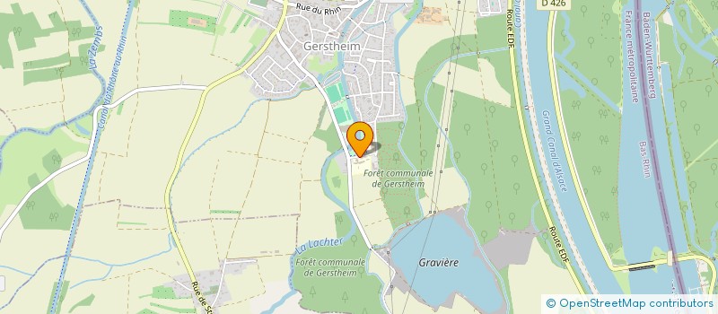 localisation de l'entreprise ASSOCIATION SPORTIVE DU COLLEGE DE GERSTHEIM  GERSTHEIM