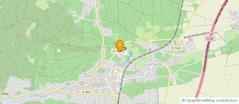 localisation de l'entreprise ASSOCIATION SPORTIVE DU COLLEGE DE HEILIGENSTEIN  BARR