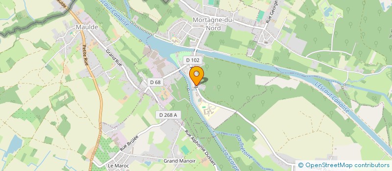 localisation de l'entreprise ASSOCIATION SPORTIVE DU COLLEGE DE MORTAGNE-DU-NORD  MORTAGNE-DU-NORD