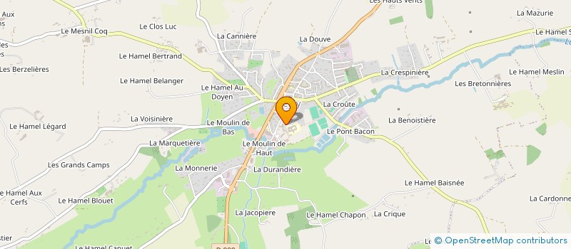 localisation de l'entreprise ASSOCIATION SPORTIVE DU COLLEGE DE PERCY  PERCY-EN-NORMANDIE