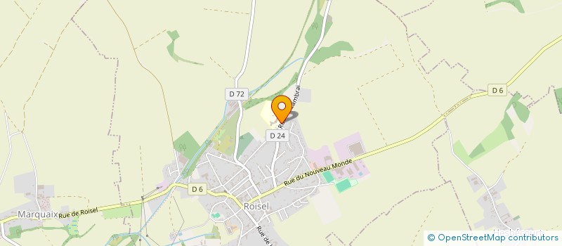 localisation de l'entreprise ASSOCIATION SPORTIVE DU COLLEGE  DE ROISEL  ROISEL