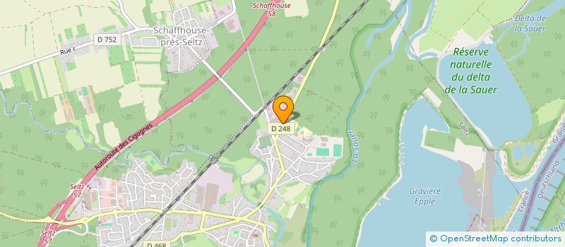 localisation de l'entreprise ASSOCIATION SPORTIVE DU COLLEGE DE SELTZ  SELTZ