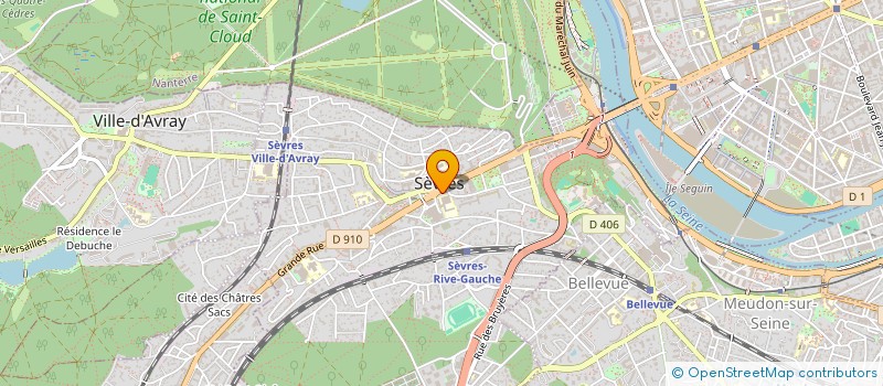 localisation de l'entreprise ASSOCIATION SPORTIVE DU COLLEGE DE SEVRES à SEVRES