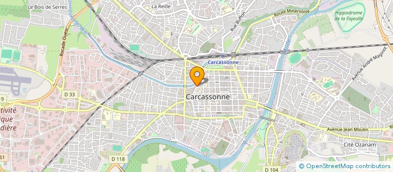 localisation de l'entreprise ASSOCIATION SPORTIVE DU COLLEGE DE VARSOVIE  CARCASSONNE