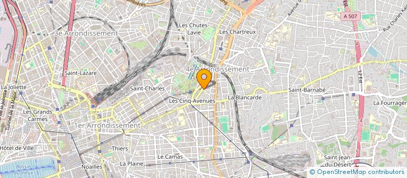 localisation de l'entreprise ASSOCIATION SPORTIVE DU COLLEGE DES CHARTREUX à MARSEILLE