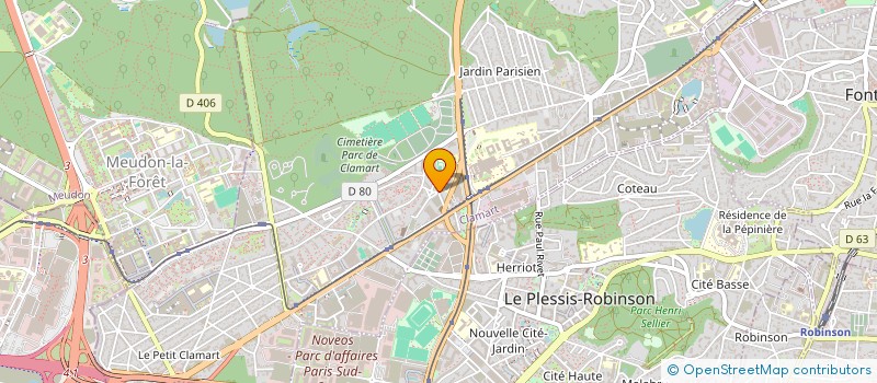 localisation de l'entreprise ASSOCIATION SPORTIVE DU COLLEGE DES PETITS PONTS à CLAMART