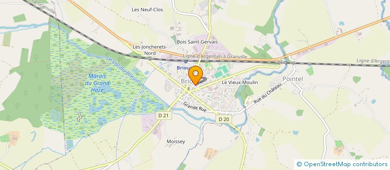 localisation de l'entreprise ASSOCIATION SPORTIVE DU COLLEGE DU HOULME-BRIOUZE à BRIOUZE