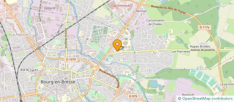 localisation de l'entreprise ASSOCIATION SPORTIVE DU COLLEGE DU REVERMONT  BOURG-EN-BRESSE