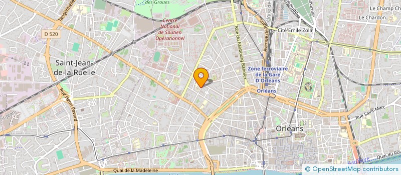 localisation de l'entreprise ASSOCIATION SPORTIVE DU COLLEGE DUNOIS à ORLEANS