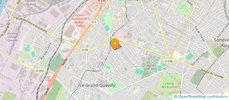 localisation de l'entreprise ASSOCIATION SPORTIVE DU COLLEGE EDOUARD BRANLY DU GRAND-QUEVILLY à GRAND QUEVILLY (LE)