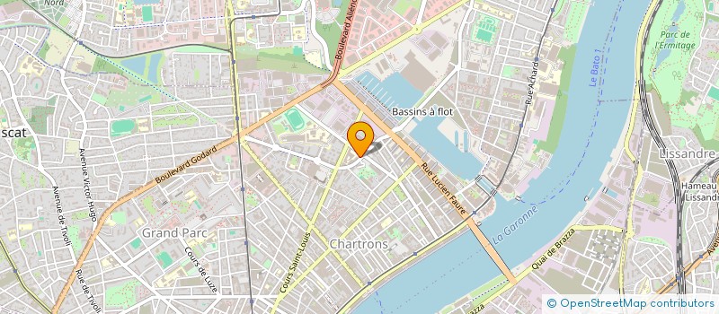 localisation de l'entreprise ASSOCIATION SPORTIVE DU COLLEGE EDOUARD VAILLANT BORDEAUX  BORDEAUX