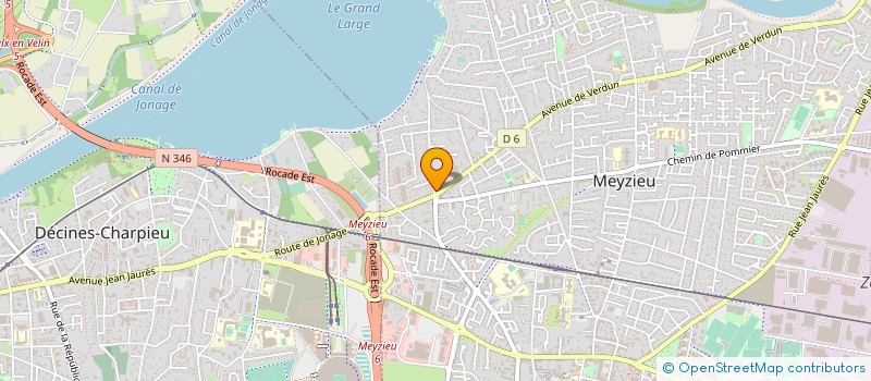 localisation de l'entreprise ASSOCIATION SPORTIVE DU COLLEGE EVARISTE GALLOIS  MEYZIEU