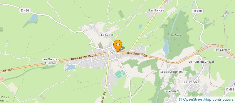 localisation de l'entreprise ASSOCIATION SPORTIVE DU COLLEGE FERDINAND DUBREUIL  DOYET