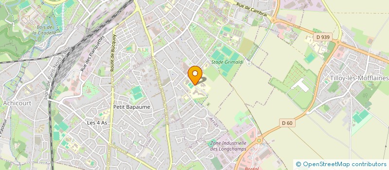 localisation de l'entreprise ASSOCIATION SPORTIVE DU COLLEGE FRANCOIS MITTERRAND à ARRAS