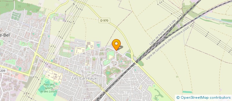 localisation de l'entreprise ASSOCIATION SPORTIVE DU COLLEGE FRANCOIS TRUFFAUT  GONESSE