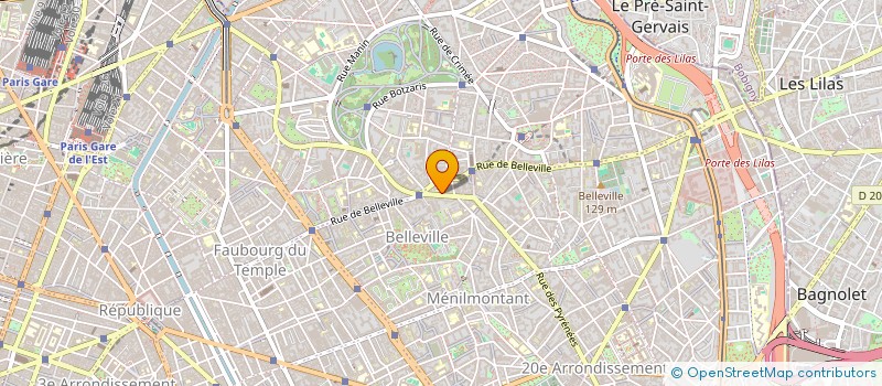 localisation de l'entreprise ASSOCIATION SPORTIVE DU COLLEGE FRANCOISE DOLTO  PARIS