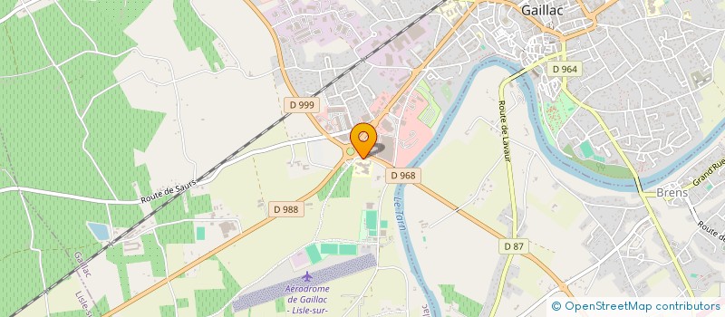 localisation de l'entreprise ASSOCIATION SPORTIVE DU COLLEGE GAILLAC II  GAILLAC