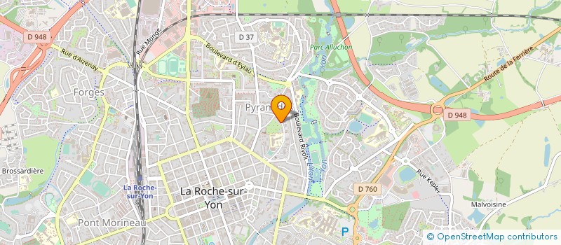 localisation de l'entreprise ASSOCIATION SPORTIVE DU COLLEGE HAXO à LA ROCHE-SUR-YON