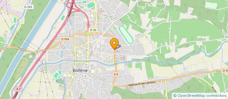 localisation de l'entreprise ASSOCIATION SPORTIVE DU COLLEGE HENRI BOUDON à BOLLENE