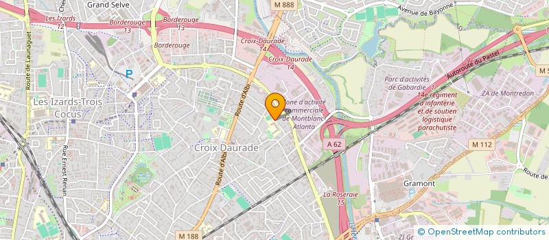 localisation de l'entreprise ASSOCIATION SPORTIVE DU COLLEGE HUBERTINE AUCLERT à TOULOUSE