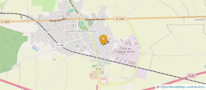 localisation de l'entreprise ASSOCIATION SPORTIVE DU COLLEGE J BREL DE VILLERS BRETONNEAUX à VILLERS-BRETONNEUX