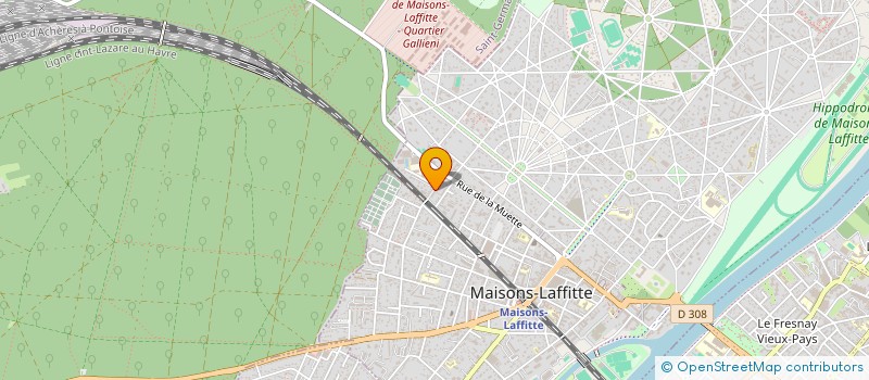 localisation de l'entreprise ASSOCIATION SPORTIVE DU COLLEGE JEAN COCTEAU à MAISONS-LAFFITTE