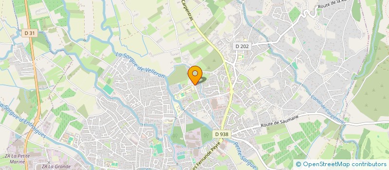 localisation de l'entreprise ASSOCIATION SPORTIVE DU COLLEGE JEAN GARCIN  L'ISLE-SUR-LA-SORGUE