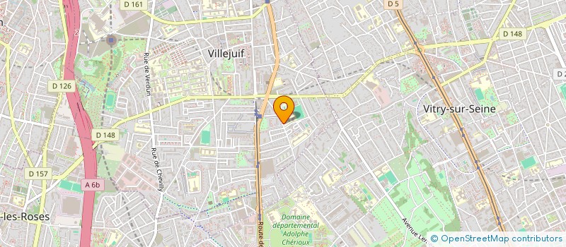 localisation de l'entreprise ASSOCIATION SPORTIVE DU COLLEGE JEAN LURCAT à VILLEJUIF