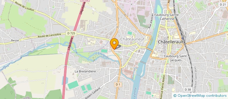 localisation de l'entreprise ASSOCIATION SPORTIVE DU COLLEGE JEAN MACE CHATELLERAULT  CHATELLERAULT