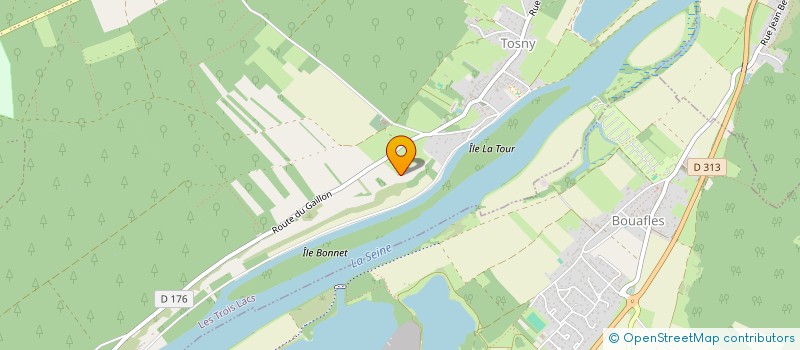 localisation de l'entreprise ASSOCIATION SPORTIVE DU COLLEGE JEAN MOULIN à LES ANDELYS