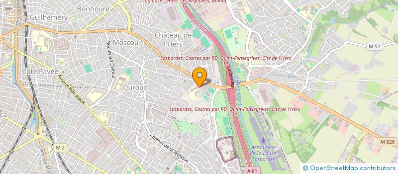 localisation de l'entreprise ASSOCIATION SPORTIVE DU COLLEGE JEAN-PIERRE VERNANT à TOULOUSE