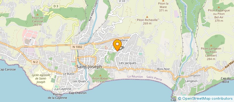 localisation de l'entreprise ASSOCIATION SPORTIVE DU COLLEGE JOSEPH-HUBERT à SAINT-JOSEPH