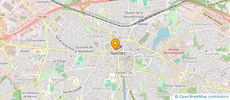 localisation de l'entreprise ASSOCIATION SPORTIVE DU COLLEGE JULES SIMON à VANNES