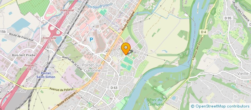 localisation de l'entreprise ASSOCIATION SPORTIVE DU COLLEGE JULES-VALES  PORTET-SUR-GARONNE