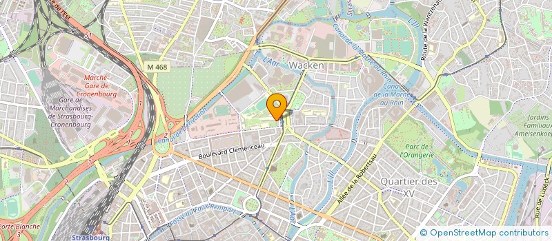localisation de l'entreprise ASSOCIATION SPORTIVE DU COLLEGE KLEBER à STRASBOURG