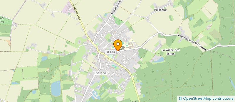 localisation de l'entreprise ASSOCIATION SPORTIVE DU COLLEGE LA FORET  TRAINOU