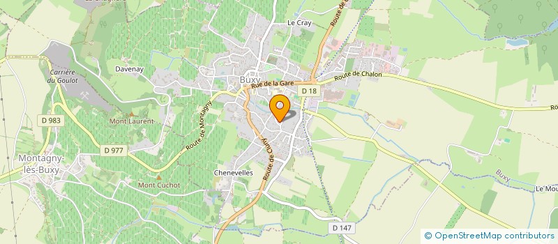 localisation de l'entreprise ASSOCIATION SPORTIVE DU COLLEGE LA VARANDAINE A BUXY  BUXY