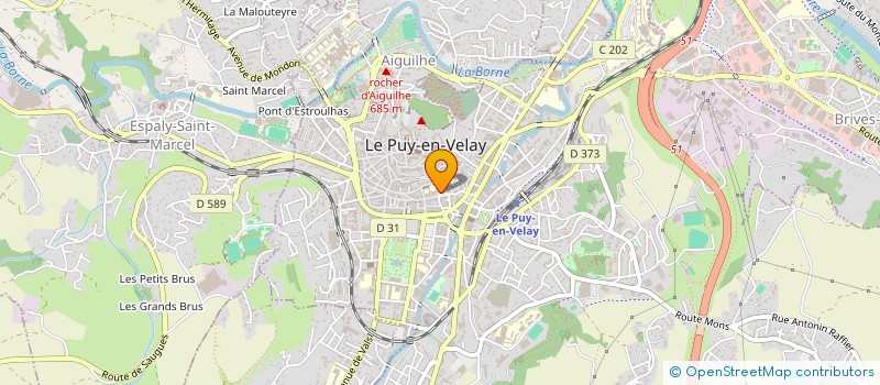 localisation de l'entreprise ASSOCIATION SPORTIVE DU COLLEGE LAFAYETT à LE PUY-EN-VELAY
