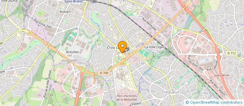 localisation de l'entreprise ASSOCIATION SPORTIVE DU COLLEGE LEONARD DE VINCI à SAINT-BRIEUC