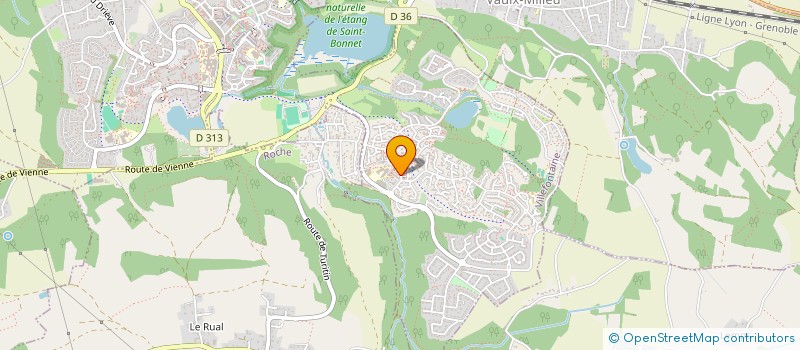 localisation de l'entreprise ASSOCIATION SPORTIVE DU COLLEGE LES FOUGERES DE VILLEFONTAINE  VILLEFONTAINE