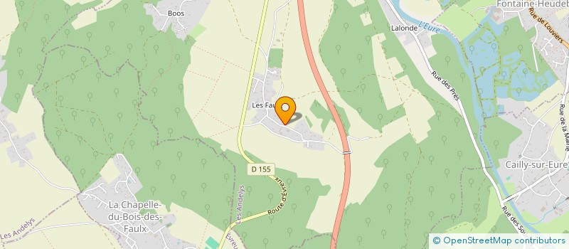 localisation de l'entreprise ASSOCIATION SPORTIVE DU COLLEGE LES FOUGERES LOUVIERS  LOUVIERS