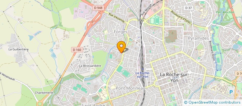 localisation de l'entreprise ASSOCIATION SPORTIVE DU COLLEGE LES GONDOLIERS à LA ROCHE-SUR-YON