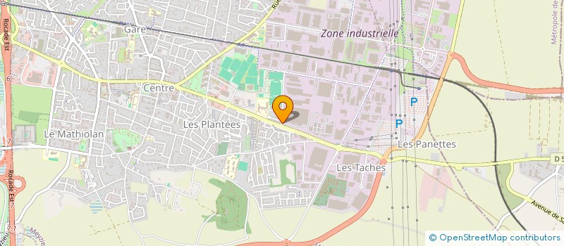 localisation de l'entreprise ASSOCIATION SPORTIVE DU COLLEGE LES SERVIZIERES  MEYZIEU