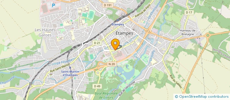localisation de l'entreprise ASSOCIATION SPORTIVE DU COLLEGE MARIE CURIE à ETAMPES