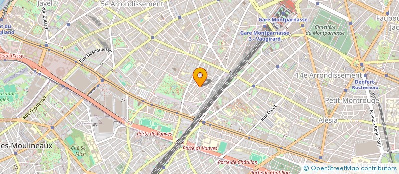 localisation de l'entreprise ASSOCIATION SPORTIVE DU COLLEGE MODIGLIANI  PARIS