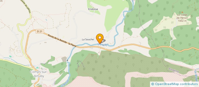 localisation de l'entreprise ASSOCIATION SPORTIVE DU COLLEGE MONT SAUVY à LA BASTIDE