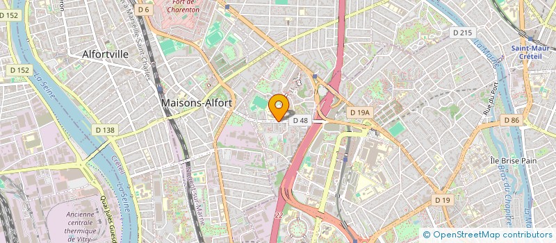 localisation de l'entreprise ASSOCIATION SPORTIVE DU COLLEGE NICOLAS DE STAEL  MAISONS-ALFORT